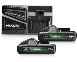 Hikoki Powerpack 18V 4.0Ah 2x BSL1840M + UC18YKSL - UC18YKSLWEZ