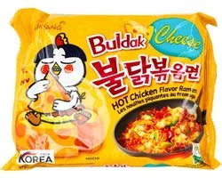 Samyang Instant Noedels Buldak (hot chicken flavor) Cheese (5 x 140 Gram)