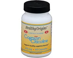 Cognizin Citicoline 250 mg (60 Capsules) - Healthy Origins