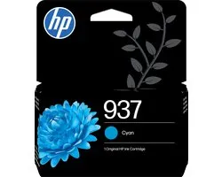 HP 937 - Inktcartridge - Origineel - Standaard capaciteit - Cyaan