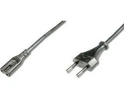 Digitus AK-440104-018-S electriciteitssnoer Zwart 1,8 m CEE7/16
