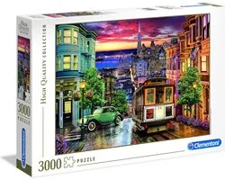 Clementoni - Puzzel - 3000 Stukjes - San Francisco - High Quality Collection - Puzzel Voor Volwassenen