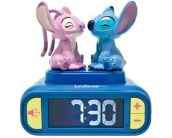 Réveil - Veilleuse Stitch & Angel avec effets sonores