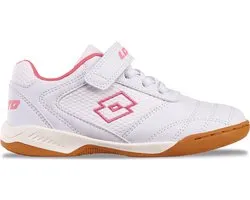 Lotto Shoes WHIZZER K lage kindersneaker 2600120K wit/roze