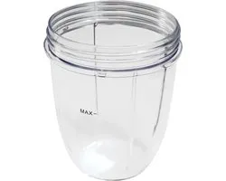 500ml Dparts beker geschikt voor NutriBullet - voor 600W / 900W Original & PRO series - 18oz Blender Short Cup Nutri Bullet Blend Los Klein Blenderbeker