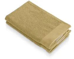 Walra Gastendoek Soft Cotton Popcorn - Geel - 2x 30x50