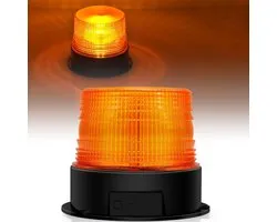 Lampe LED rechargeable sans fil, stroboscope orange 12V-24V, indicateur directionnel d'urgence magnétique adapté aux voitures, tracteurs et SUV.