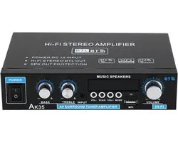 HIFI Bluetooth Power Amplifier | 400W | Versterker | Stereo Versterker | Mediaspeler