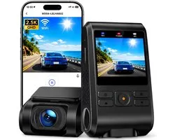 TYR® Draadloze Dashcam - Loop-Opname - Dashcam met Parkeermodus - Zwart - 8cm x 3cm x 5cm