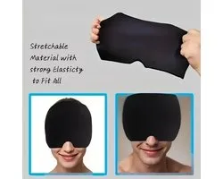 Migraine cool Migraine Relief Cap - Cold Hot Therapie -Gel Ice Hot Head Wrap pour Migraine Chronique Tension Céphalée