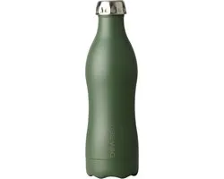 Dowabo© RVS Thermosfles 500 ml - Drinkfles - Thermoskan - Koolzuurhoudende Dranken - Lekvrij - Dubbelwandig - BPA Vrij – Thermosfles voor bruisende Drankjes, Outdoor, Werk, Sport, School, Fitness - Groen