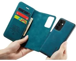Bookcase hoesje CaseMania pour Samsung Galaxy A56 - Vert uni - Similicuir - Design magnétique amovible 2 en 1