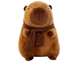 Capybara - 25CM - Knuffel – Pluche – Speelgoed – Zachte – Capybara – Knuffeldier – Gevuld – Dier – Kussen – Voor – Kinderen – Tieners – Volwassenen – Verzamelaars – PP – Katoen – Cadeau – Verjaardag – Feestdagen – Dierenvriend – Cavia – Pluche –