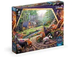 Buffalo Jeux - CEACO - Sapphire Select - Disney - Thomas Kinkade - Blanche-Neige - Puzzle 1000 pièces - Pièces