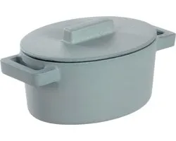 Braadpan Grijs 13 cm x 10 cm incl deksel - Sambonet