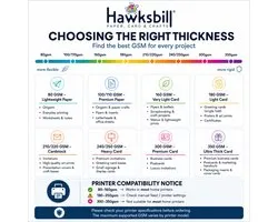 Hawksbill Kraft Card 280gsm A4 (50 vellen) - ShopVlot