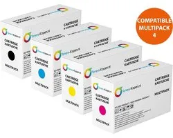 Lot de 4x Toner de marque propre pour Xerox Phaser 6500 Xerox Phaser 6500DN Phaser 6500N Phaser 6500 Series WC6500 Series WC6505DN WC6505N Workcentre Workcenter 6500 6505 N DN Toners-buy_fr