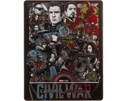 Captain America: Civil War - [4K UHD + Blu-ray] Mondo Edition (Steelbook)
