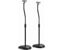 Luidspreker standaard universeel - Audizio HTS12 - Verstelbare hoogte - Set van 2 - Zwart