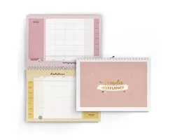 Maan Amsterdam - Familie weekplanner - A4 - Inclusief stickervel