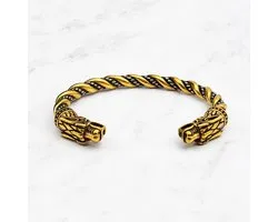 De mai | Ring de serment Viking | bracelet hommes / bijoux Viking | Acier Inoxydable 316L / Acier Inoxydable / Plaqué Or / Acier Chirurgical / Or / Argent / Tour de Poignet 17- 21cm