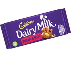 Cadbury Dairy Milk Fruit & Nut Chocolate Bar - 180g
