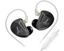 KZ AS10 Pro - Écouteurs intra- Ear - IEM - 10 Drivers - Écouteurs Musique et Gaming - Écouteurs intra Bouchons d'oreilles - Câble interchangeable - Drivers hybrides - Design ergonomique - Zwart