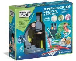Clementoni - Supermicroscoop - Educatief Speelgoed voor Kinderen - STEM Speelgoed - Vanaf 8 jaar