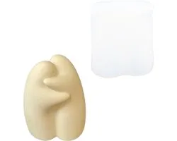 Jesmonite - Siliconen mal knuffelbeer - 10,9 x 10,1 cm