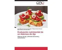 Evaluacion Nutrimental de Un Aderezo de Ajo