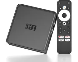 Smart TV Box Android 11.0 2024 avec Netflix & Certificat Google - 4GB/32GB - 4K HDR, Dolby Vision, Wi-Fi 6