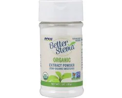 NOW Foods Better Poudre d'extrait de stévia, biologique - 28g