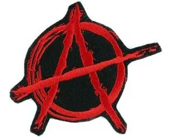Punk Anarchy Iron On Patch for Clothing