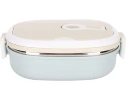 Récipient alimentaire isotherme — Boîte à lunch thermique pour repas chauds — Récipient alimentaire isotherme en acier inoxydable — Chauffe-aliments thermique portable pour étudiants — Couche unique