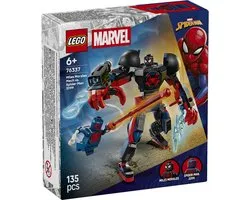 LEGO Marvel Miles Morales Mecha vs. Spider-Man 2099 - Ensemble de Construction avec Jouet pour Enfants - 76337