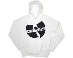 WuTang Clan - Slanted Logo Mono Hoodie/trui - S - Wit