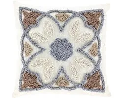 Unique Living Elja Sierkussen - Bloempatroon - Decoratief & Trendy