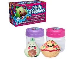 Magic Jellykins - Pot met verrassingsknuffel 2-pack door water geactiveerd speelgoed met magische transformatie knuffels in verrassingsverpakking meerkleurig 7,6 cm
