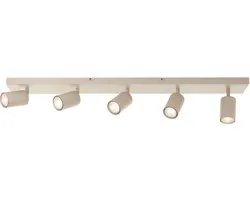 Brilliant Jello - Plafondlamp - LED GU10 5x5W - 350 lm - 3000K - Dimbaar - Champagne