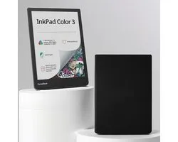 PocketBook InkPad Color 3 e-reader – 7.8 inch – 32 GB – waterdicht + Zwarte Flip Cover – voordeelbundel