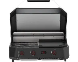 Plancha Cozze® G-800 COMB0, 3 brûleurs gaz, 30 mbar