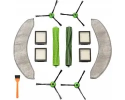 FILTER FILTERS MOP KIT vervanging voor iRobot Roomba COMBO J7 J7+ J9 J9+ PLUS - Inhoud verpakking: 4 stuks x zijborstels met schroeven 4 stuks x Hepa filters 2 stuks x walsborstels 2 stuks x mop 1 borstel - Hoogwaardige vervanging