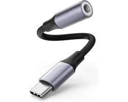 Adaptateur USB C vers Aux - Convient pour Samsung / Huawei / Xiaomi | USB C vers prise casque | USB C Aux casque | Prise Audio Samsung | Prend en charge S20 / Note 20 / S10 / S10 Plus / Xiaomi / Huawei / OPPO / LG / SONY / NOKIA