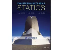 Engineering Mechanics - Statics, Eighth Edition SI Version