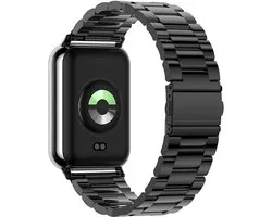 Bracelet en acier inoxydable pour Xiaomi Smart Band 9 Pro / Smart Band 8 Pro / Redmi Watch 4 / Redmi Watch 5 - Noir