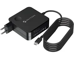 Siltcon® USB C oplader 100W V2 – USB C adapter – Snellader USB C – 15 tot 100W – 45W, 65W, 87W & 100W – Geschikt voor o.a. Windows Laptops, Tablets, Telefoons – 2 meter kabel