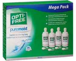OPTI-FREE® PureMoist® Megapack - solution lentilles - 4x 300ml
