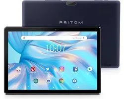 PRITOM M10 10 Android Tablet PC 32GB ROM Android 10 Quad Core HD IPS-Beeldscherm WiFi GPS Tablets