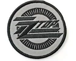 ZZ Top - Circle Logo Patch - Grijs/Zwart