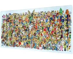 Grupo Erik The Simpsons - Characters Xl Muismat - Multicolours